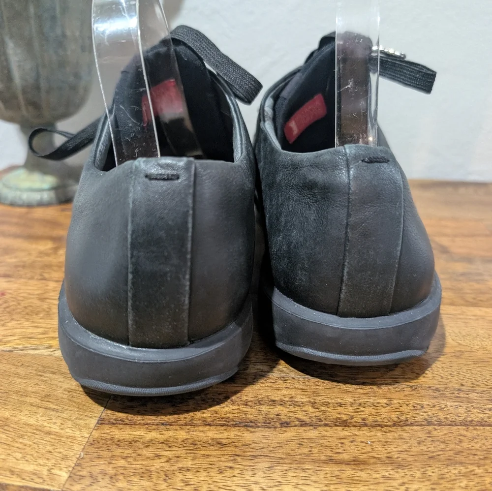 Camper Atom Men's Work Shoe‎ Size 10.5 Black Leather Lace Up